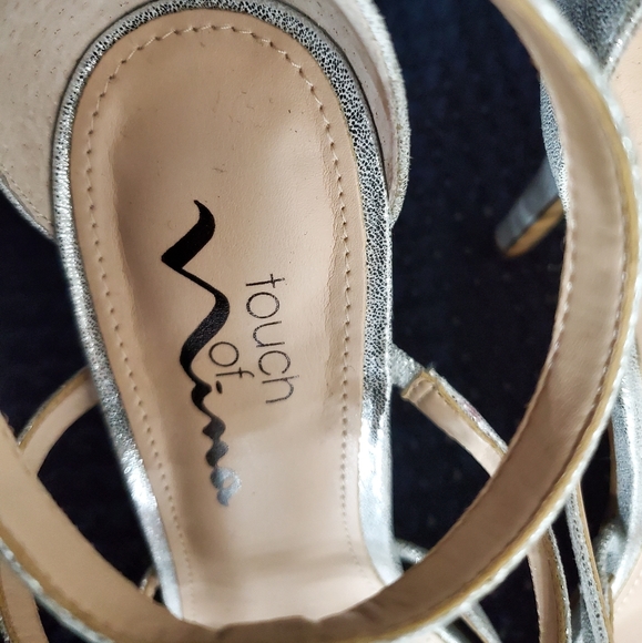 Silver Rhinestone Heels - Picture 3 of 6